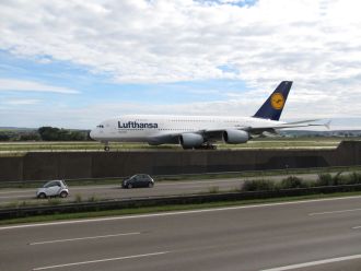 A380 in Stuttgart